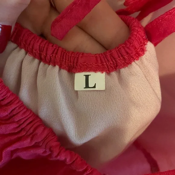 backless pink dress - Picture 3 of 5